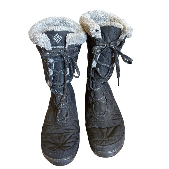 Columbia Shoes - Columbia Minx Mid II Winter Boots Womens 8 Black Waterproof Insulated